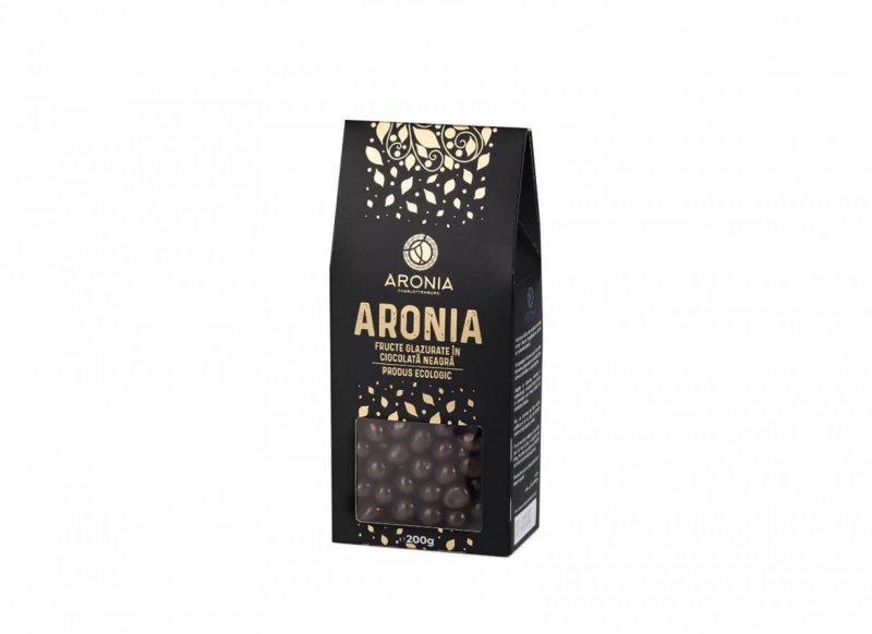 FRUCTE DE ARONIA GLAZURATE CU CIOCOLATA 200 G