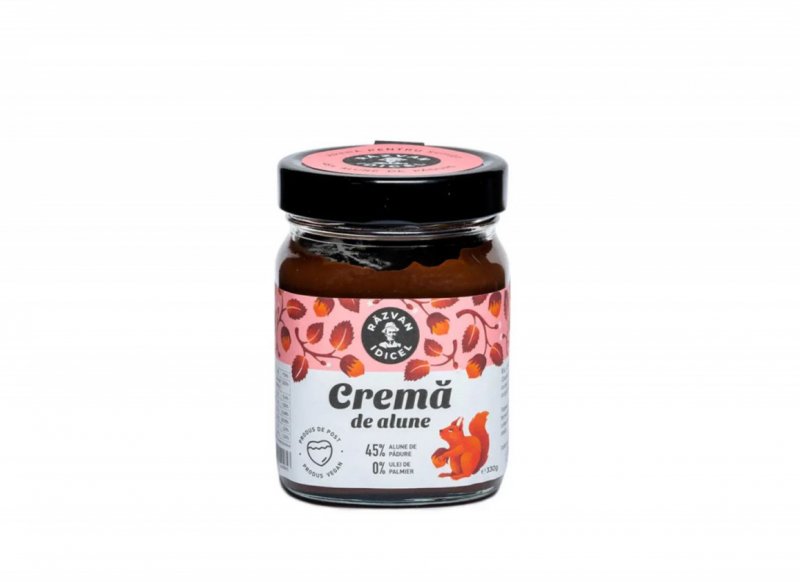 CREMĂ DE ALUNE DE PĂDURE CU CACAO 330 G